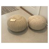 2PC POUFS