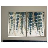 2PC FRAMED WALL ART