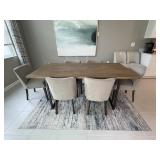 7PC DINING TABLE & CHAIRS