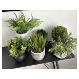 7PC FAUX GREENERY