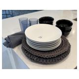 ASSORTED DINNERWARE