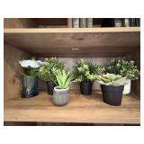 7PC FAUX PLANTS