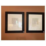2PC FRAMED PRINTS
