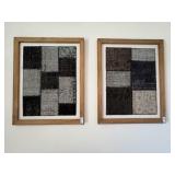 2PC FRAMED WALL ART