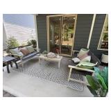 2PC OUTDOOR SOFA & LOVESEAT