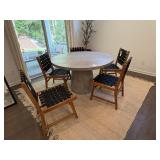 6PC DINING TABLE & CHAIRS