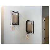 2PC WALL SCONCES