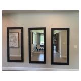 3PC LARGE WALL MIRRORS