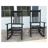 2PC OUTDOOR ROCKING CHAIRS