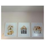 3PC FRAMED PRINTS