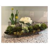 3PC FAUX GREENERY