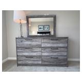 4PC DRESSER, NIGHTSTANDS, MIRROR