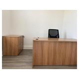 3PC DESK, CHAIR AND CABINET