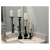 5PC CANDLE HOLDERS