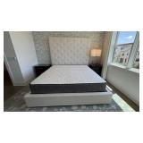 4PC KING BED & MATTRESS SET