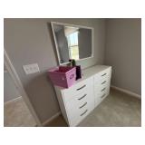 2PC DRESSER & MIRROR