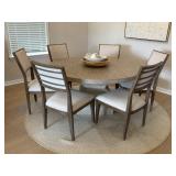7PC DINING TABLE AND CHAIRS