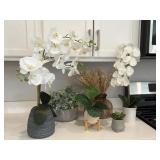 6PC FAUX GREENERY