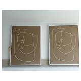 2PC FRAMED CANVASES