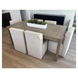 7PC DINING TABLE & CHAIRS