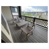 5PC OUTDOOR TABLE & CHAIRS
