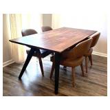 5PC DINING TABLE AND CHAIRS
