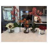 5PC ASSORTED FAUX FLORAL