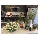 13PC ASSORTED FAUX GREENERY