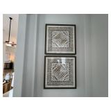 2PC FRAMED WALL ART