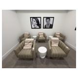 5PC ARMCHAIRS