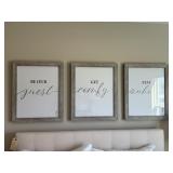 3PC FRAMED PRINTS