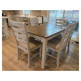 7PC DINING TABLE & CHAIRS