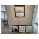 4PC FRAMED PRINTS