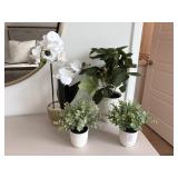 4PC FAUX PLANTS