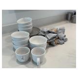 ASSORTED DINNERWARE