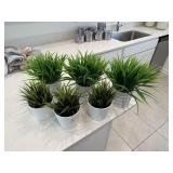 6PC FAUX GREENERY