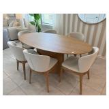 7PC DINING TABLE & CHAIRS