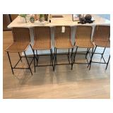 5PC COUNTER STOOLS