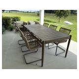 7PC OUTDOOR DINING TABLE & CHAIRS