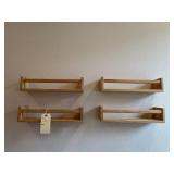 4PC WALL SHELVES