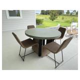 5PC OUTDOOR TABLE & CHAIRS