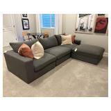 2PC COUCH & OTTOMAN