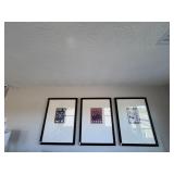 3PC FRAMED PRINTS
