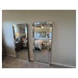 2PC LARGE WALL MIRRORS