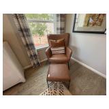 2PC ARM CHAIR & OTTOMAN