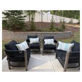 4PC OUTDOOR CHAIRS
