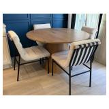 5PC DINING TABLE AND CHAIRS