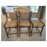 3PC COUNTER STOOLS