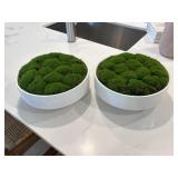 2PC FAUX GREENERY