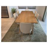 7PC DINING TABLE & CHAIRS